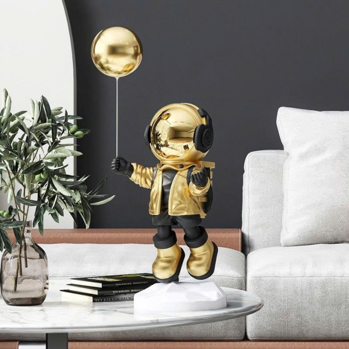 Tượng decor trang trí phi hành gia 005