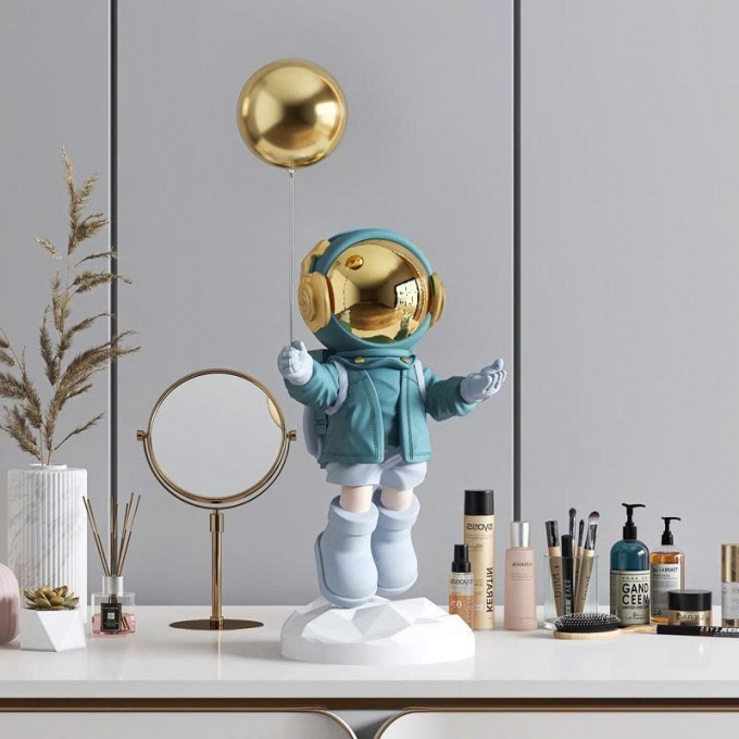 Tượng decor trang trí phi hành gia 005