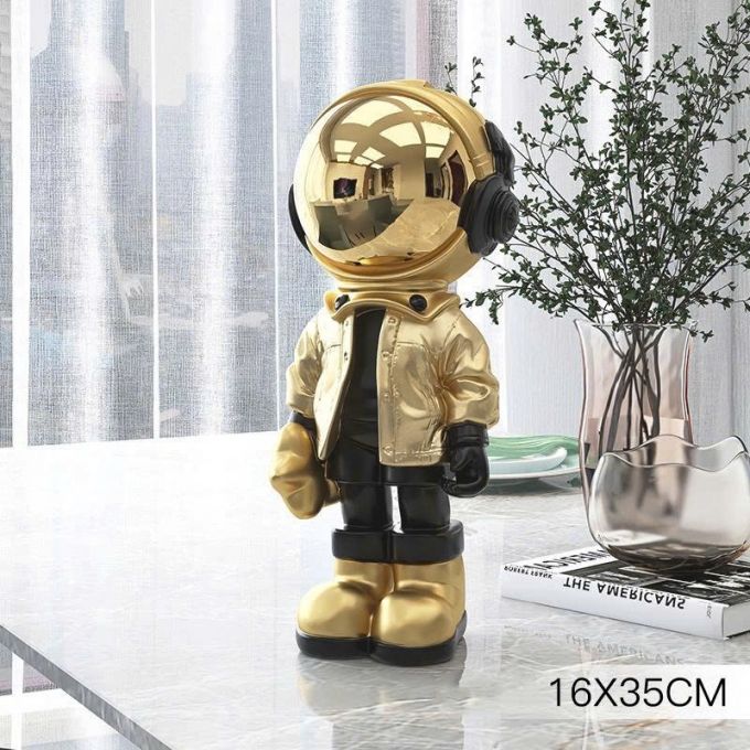 Tượng decor trang trí phi hành gia sáng tạo 009