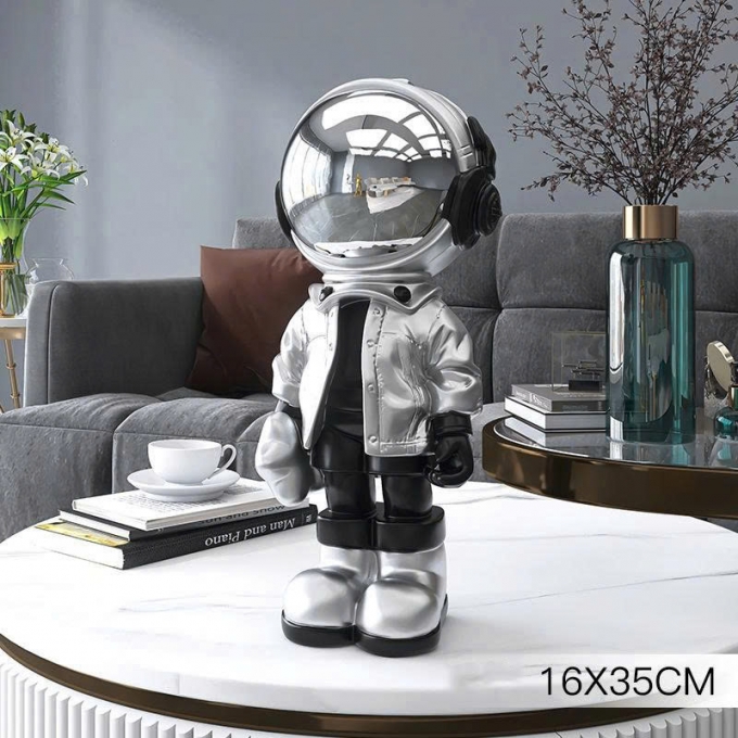 Tượng decor trang trí phi hành gia sáng tạo 009