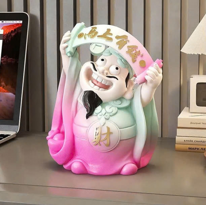 Tượng Thần Tài sáng tạo decor trang trí thu hút tài lộc 016